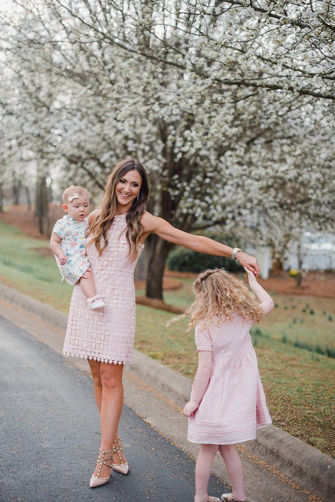 Mom and Daughter Pastel Easter Shirts