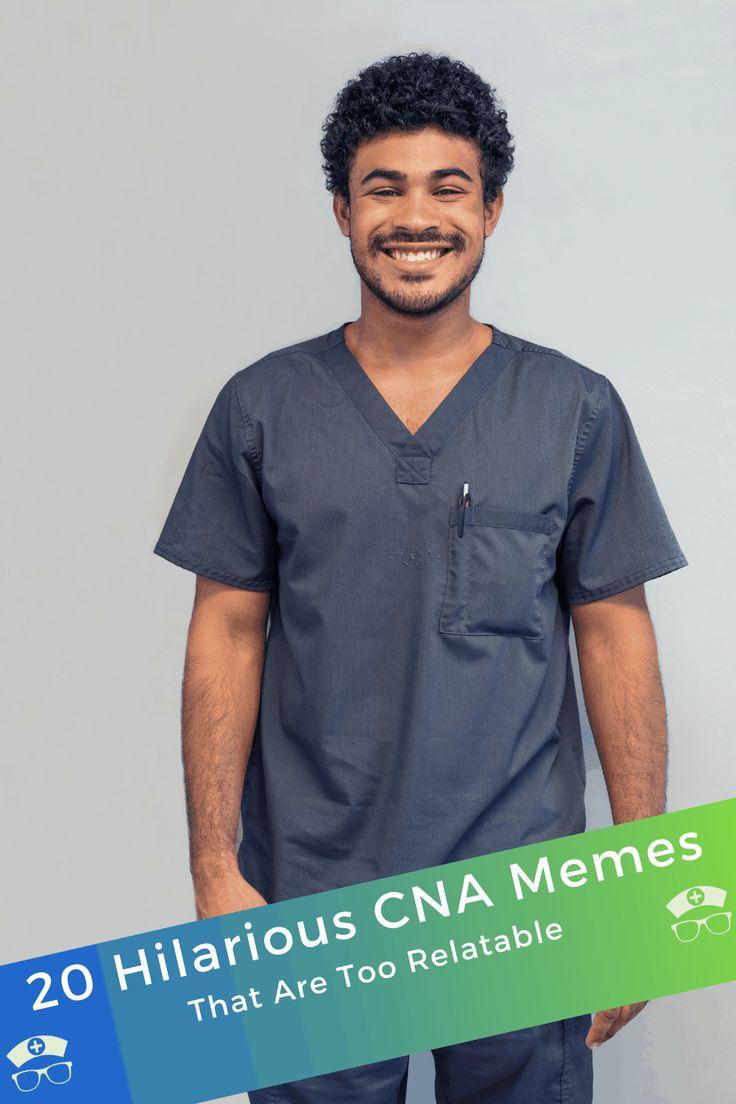 Nursing Assistant Wearing Scrubs T-Shirt