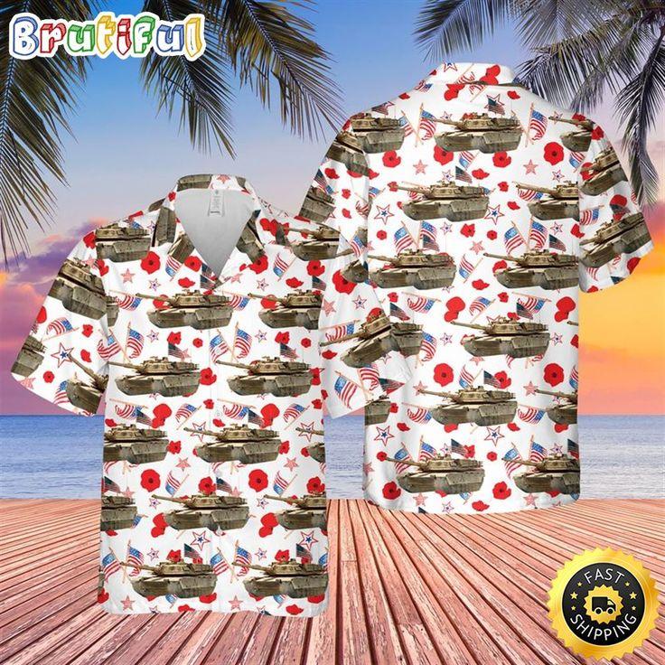 Patriotic Aloha Shirt Men's Style