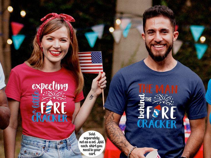 patriotic baby announcement shirt