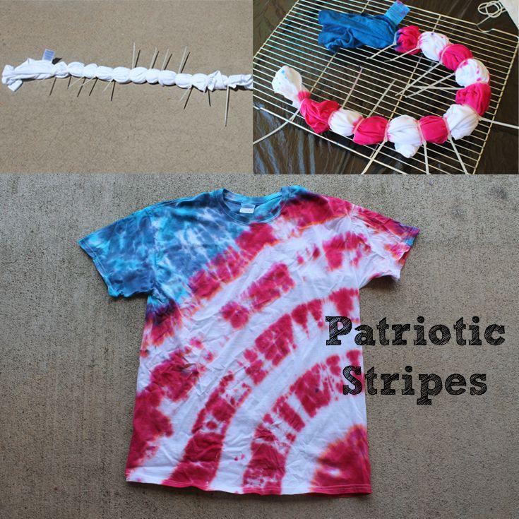 Patriotic Tie-Dye Shirt Design