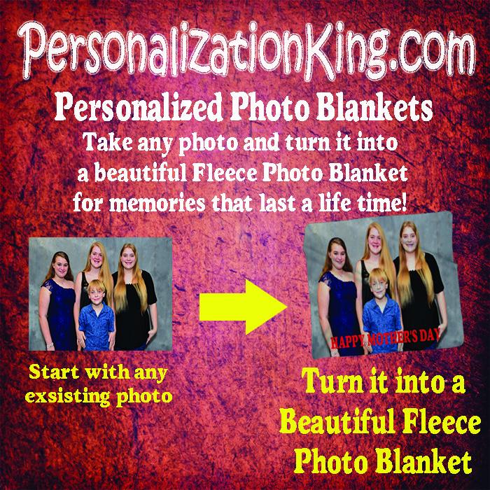 Personalized Photo Blanket Gift for Mum