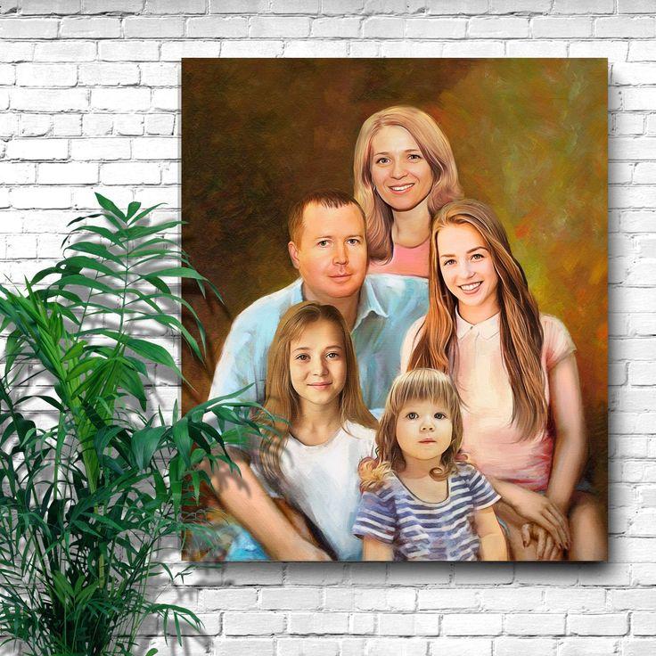custom family portrait gift