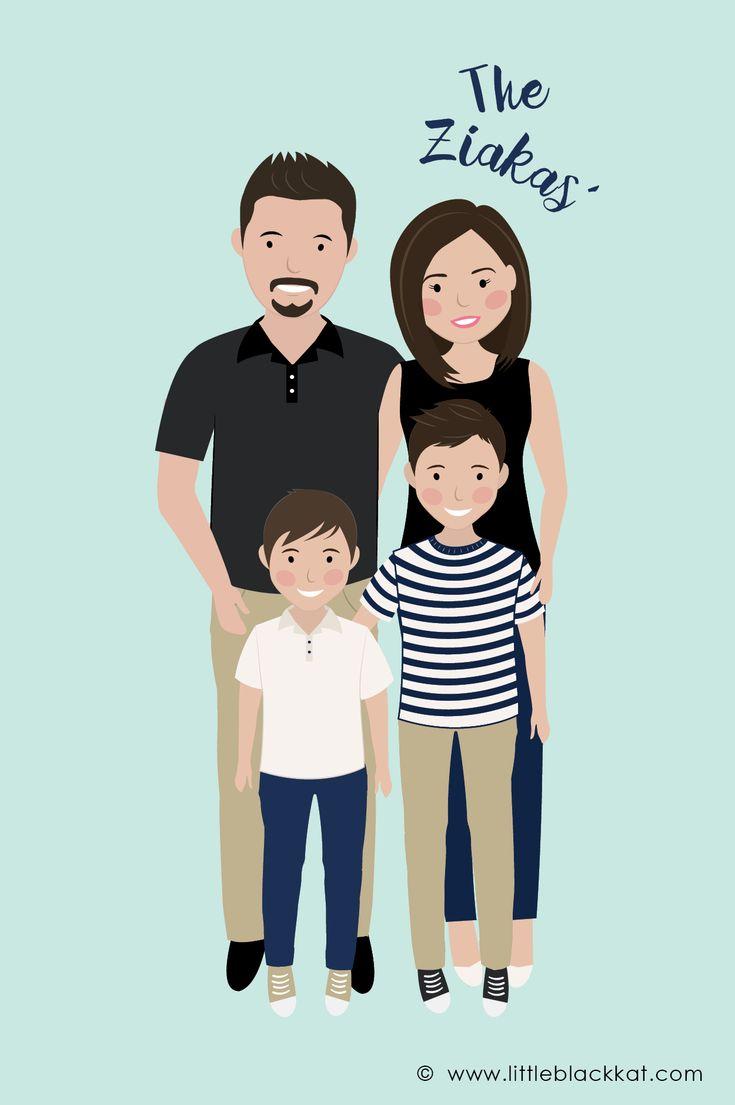 Personalized Family Portrait