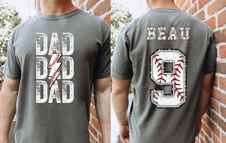 Proud Dad Baseball T Shirt