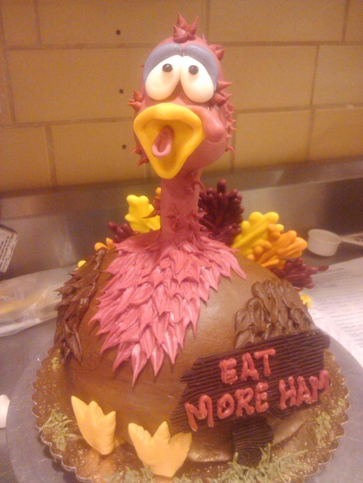 Realistic Turkey Ripping Shirt Design