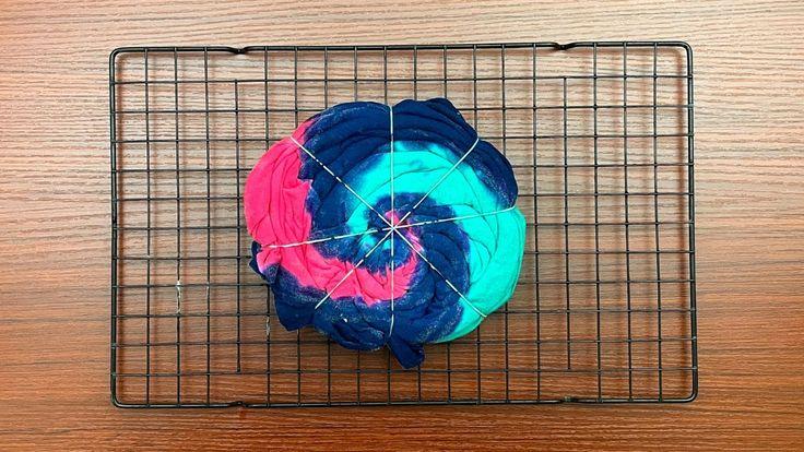 spiral tie dye design