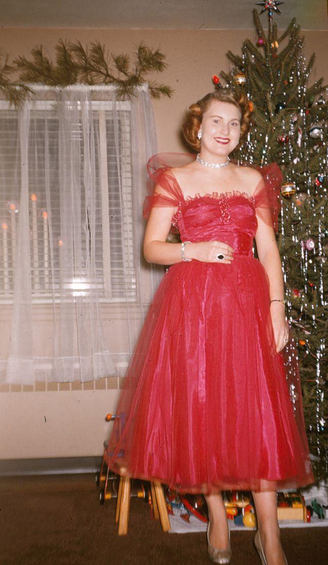 woman enjoying romantic christmas getaway