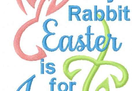 Silly Rabbit Easter Is For Jesus Shirt Design