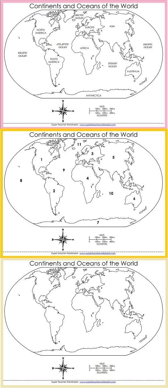 Social Studies Teacher World Map T-Shirt