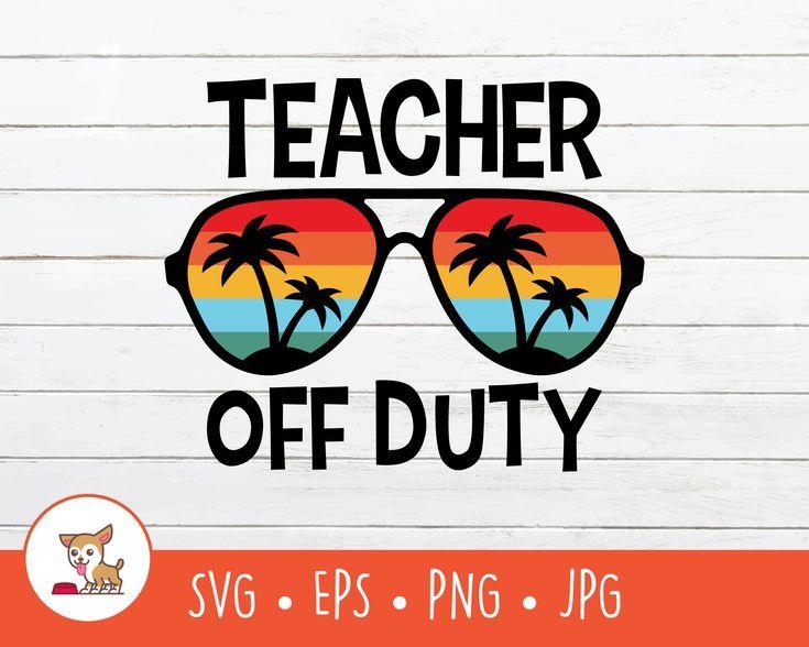 teacher-off-duty-beach-tshirt