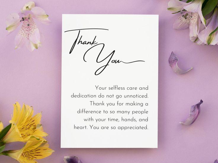 Heartfelt Thank You Nurse T-Shirt Design