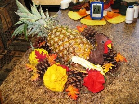 Thanksgiving Hawaiian Shirt with Turkey Feast Design