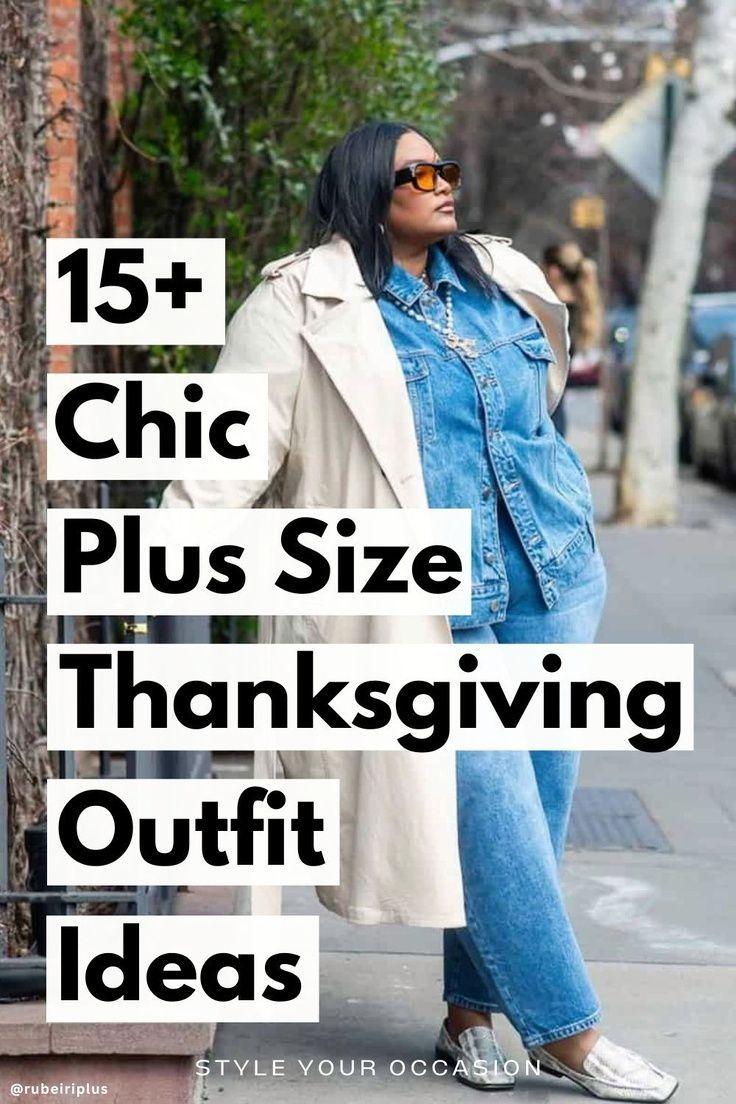 Thanksgiving Plus Size Shirt Styling Options