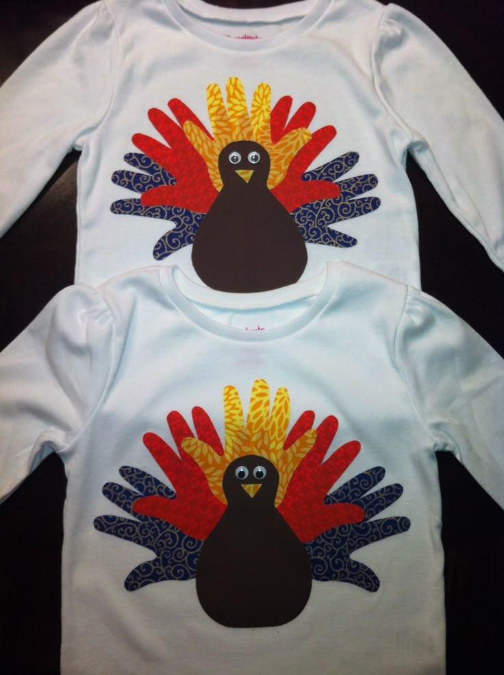 Thanksgiving Toddler Shirt with Cute Turkey Design