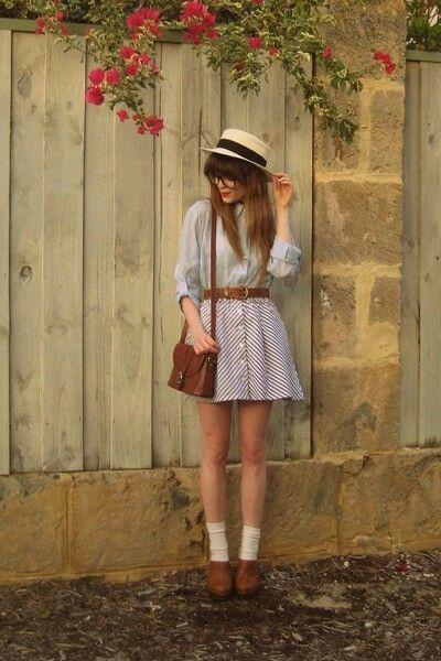 woman searching for vintage clothing